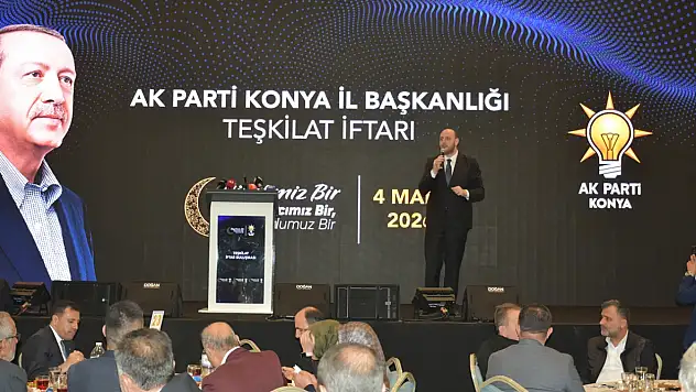 AK Partili Büyükgümüş Konya'da konuştu! 'Recep Tayyip Erdoğan'la Konya'nın arasına kimse giremez'