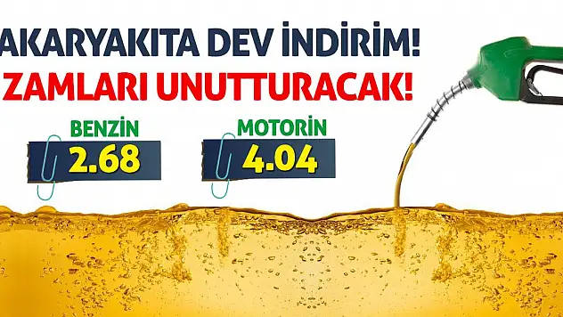 Akaryakıta Dev İndirim! Zamları Unutturacak!