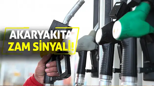 Akaryakıta Zam Sinyali!