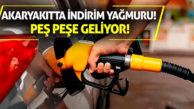 Akaryakıtta indirim yağmuru! Peş peşe geliyor!