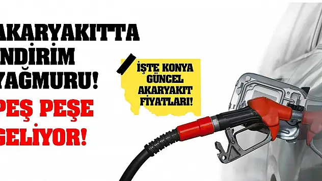 Akaryakıtta indirim yağmuru! Peş peşe geliyor!