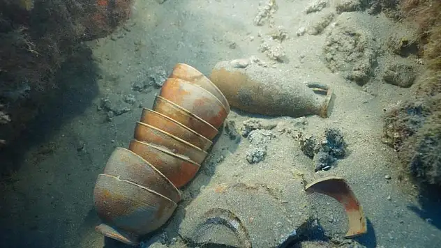 Akdeniz'in derinliklerinde 2 bin yıllık tarih gün yüzüne çıktı