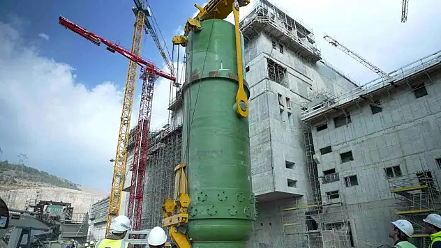 Akkuyu NGS'de basınç kompansatörünün kurulumu gerçekleştirildi