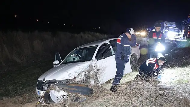 Aksaray'da trafik kazası: 1 ölü, 2 yaralı