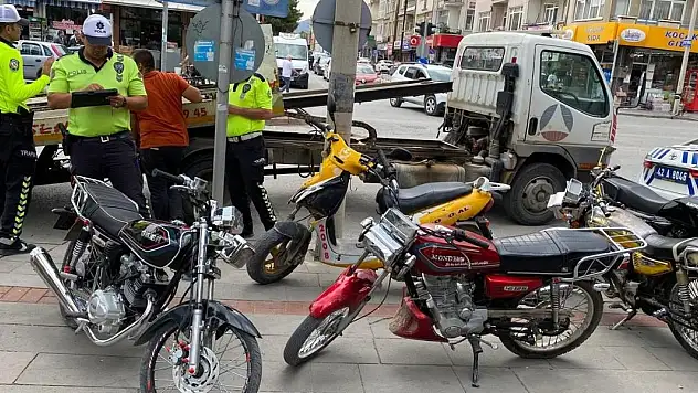 Akşehir Emniyeti bir haftalık bilançoyu paylaştı