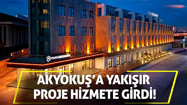 Akyokuş'a yakışır proje hizmete girdi!