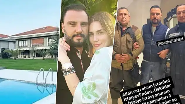 Alişan'ın lüks villasını su bastı! Yardımına itfaiye ekipleri yetişti