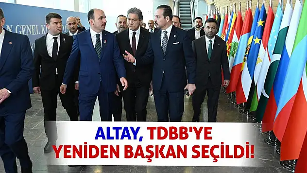 Altay, TDBB'ye yeniden başkan seçildi!