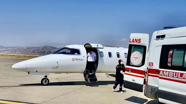 Ambulans uçak 13 yaşındaki çocuk için havalandı