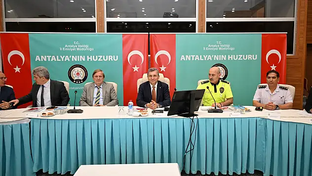 Antalya'da kupa finali öncesinde önemli güvenlik toplantısı