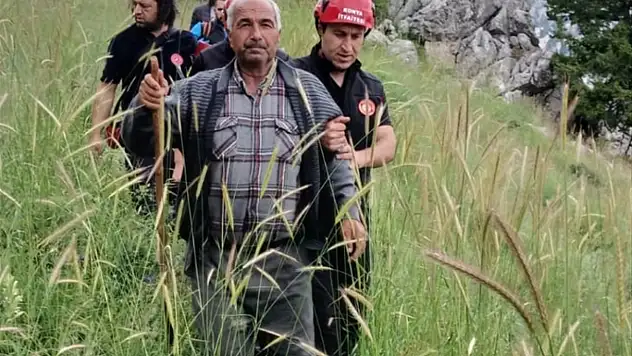 Antalya'da yaylada mahsur kalan hastaya Konya'dan yetiştiler