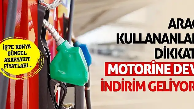 Araç kullananlar dikkat! Motorine dev indirim geliyor!