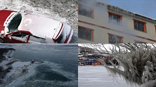 Ardahan sıfırın altında 23,3 dereceyle Türkiye'nin en soğuk ili oldu