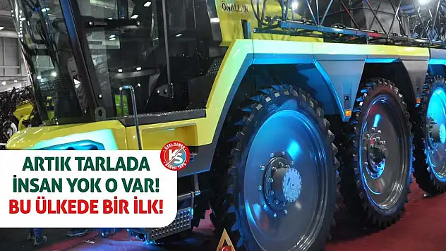 Artık tarlada insan yok o var! Bu ülkede bir ilk!