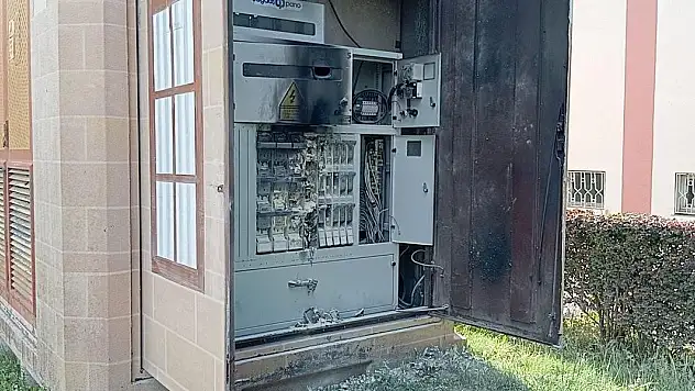 Aşırı yüklenme trafoda yangına sebep oldu