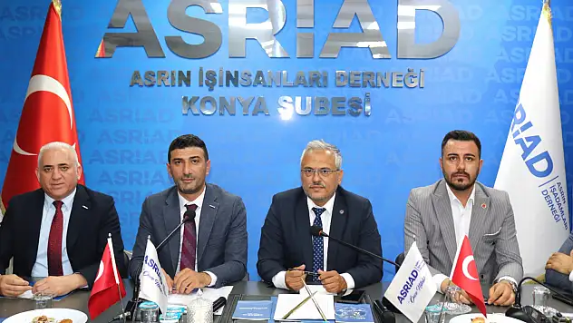 ASRİAD Konya'da MHP İl Başkanı Sedat Göncü ağırlandı