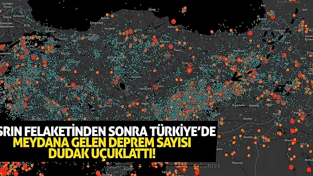 Asrın Felaketinden sonra Türkiye'de meydana gelen deprem sayısı dudak uçuklattı!