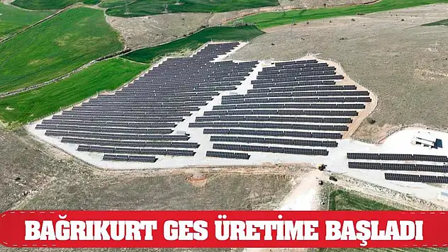 Bağrıkurt GES üretime başladı
