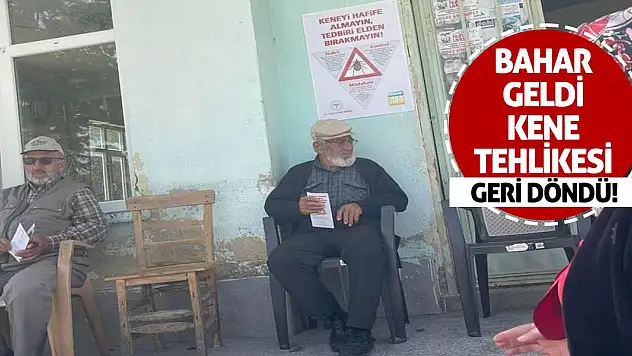 Bahar Geldi, Kene Tehlikesi Geri Döndü!