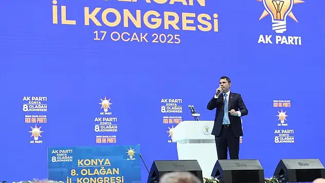 Bakan Kurum Konya'da konuştu! 'Bu şehrin neresine baksak aynı gayreti görüyoruz'