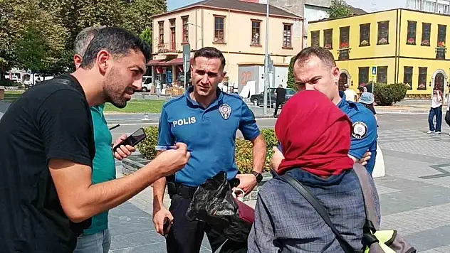 Bankta bırakılan çanta polisi alarma geçirdi