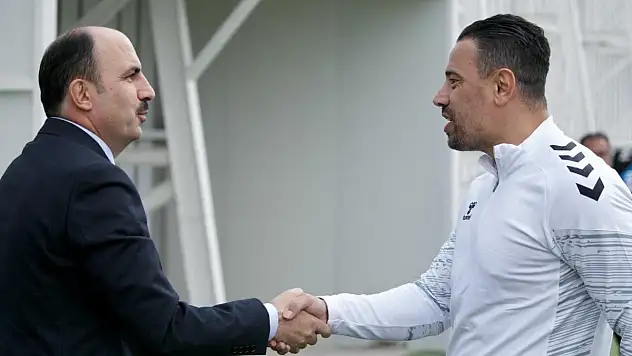Başkan Altay ile Konyaspor'un yeni teknik patronu buluştu