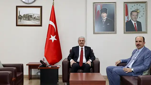Başkan Altay'dan Vali Akın'a Hayırlı Olsun Ziyareti