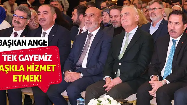 Başkan Angı: Tek gayemiz aşkla hizmet etmek!