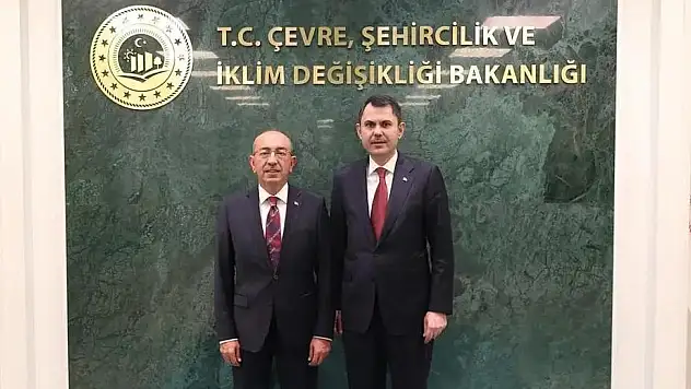 Başkan Kavuş, Bakan Kurum ile görüştü