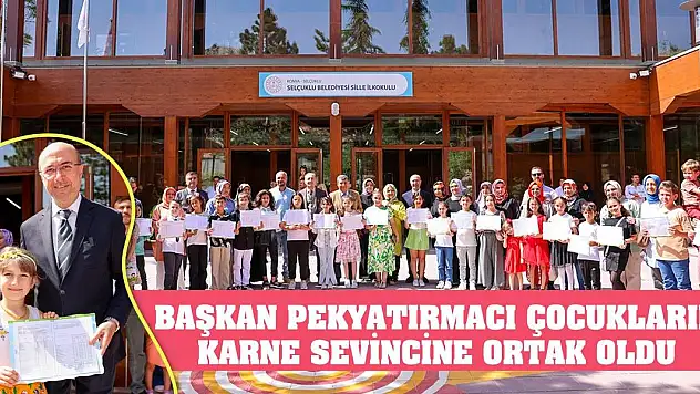 Başkan Pekyatırmacı Çocukların Karne Sevincine Ortak Oldu