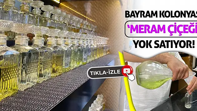 Bayram Kolonyası 'Meram Çiçeği' Yok Satıyor!