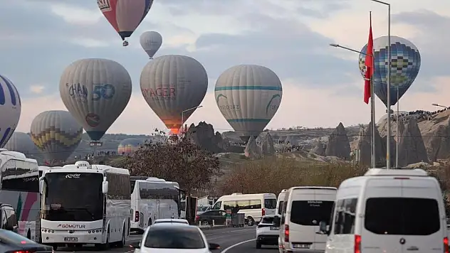 Bayram tatilinde Kapadokya'ya yoğun ilgi