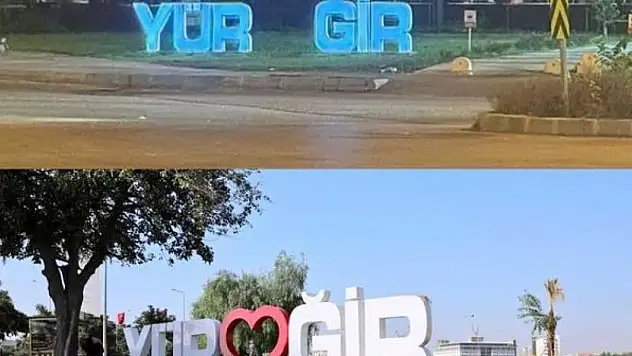 Belediyenin logosundaki kalp çalındı