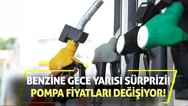 Benzine Gece Yarısı Sürprizi! Pompa Fiyatları Değişiyor!