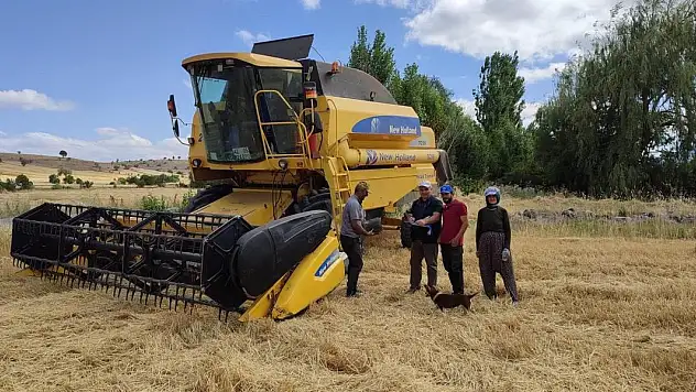 Beyşehir'de biçerdöver kontrolleri sürüyor