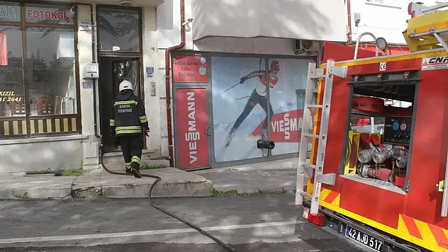 Beyşehir'de ev yangını korkuttu!