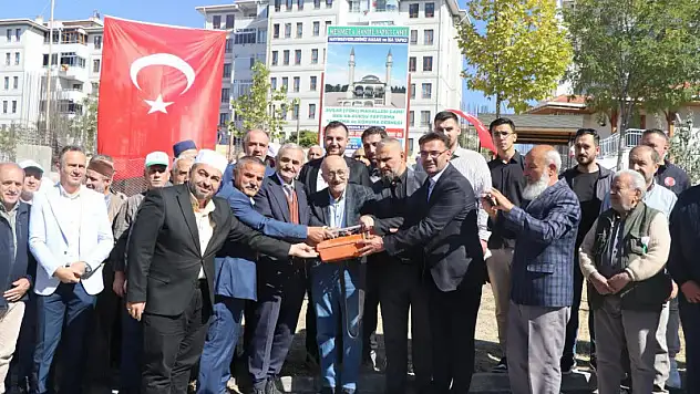 Beyşehir'de Mehmet Hanife Yapıcı Camii'nin temeli atıldı