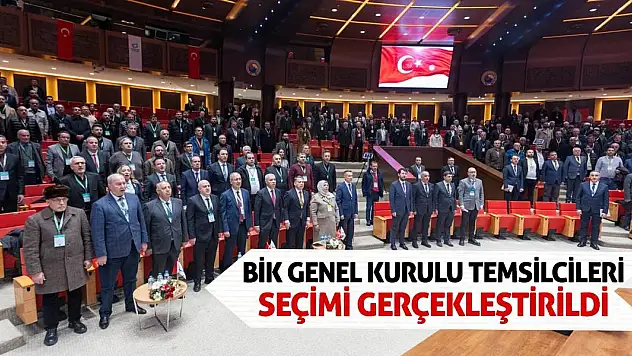 BİK Genel Kurulu Temsilcileri Seçimi gerçekleştirildi