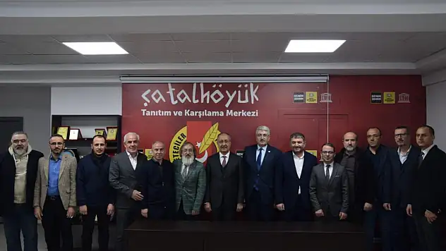 BİK Genel Müdürü Cavit Erkılınç Konya Gazeteciler Cemiyetini ziyaret etti
