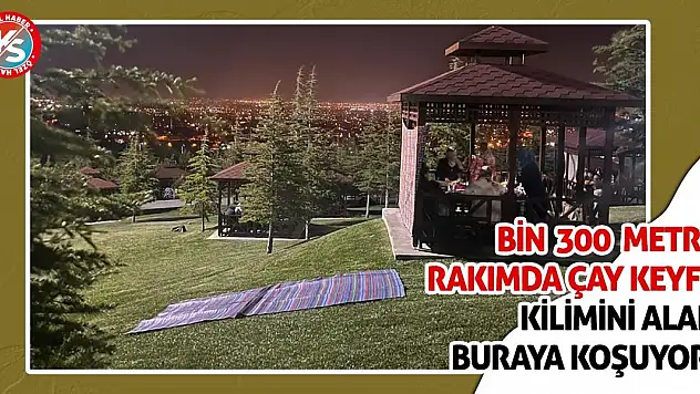 Bin 300 Metre Rakımda Çay Keyfi: Kilimini Alan Buraya Koşuyor!