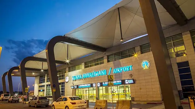 Bir ayda 93 bin kişi Konya Havalimanını tercih etti