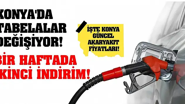 Bir haftada ikinci indirim! Tabelalar değişiyor!