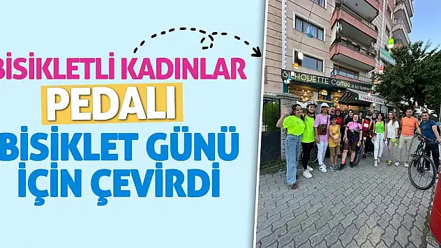 Bisikletli Kadınlar Pedalı Bisiklet Günü İçin Çevirdi