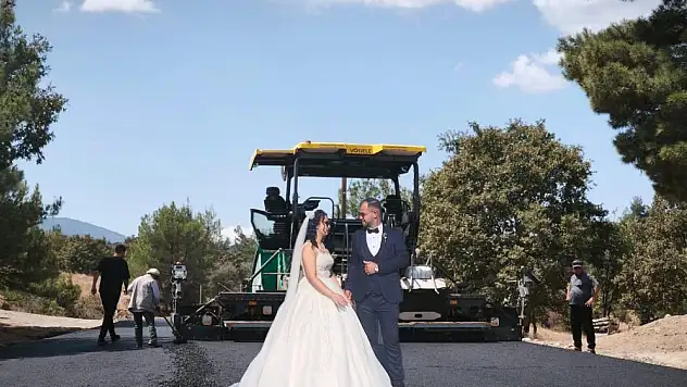 Böyle düğün fotoğrafı görülmedi!