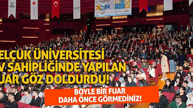 Böylesini hiç görmediniz! Selçuk Üniversitesi ev sahipliğinde yapılan fuar göz doldurdu!