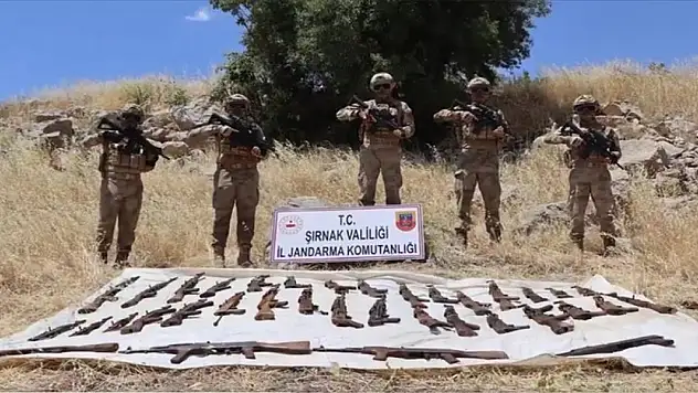 'Bozdoğan-49' operasyonunda 36 piyade tüfeği ele geçirildi