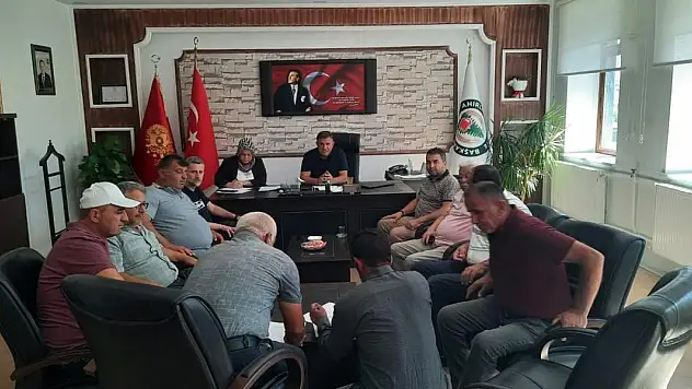 Bozkır İlçe Ziraat Odası, bölgedeki kuraklığı istişare etti