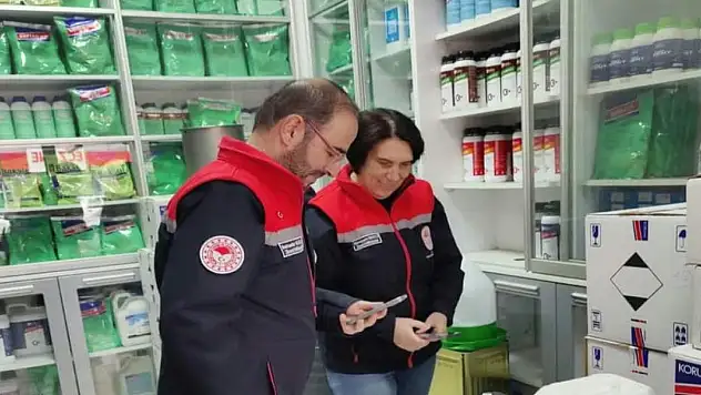Bozkır'da gübre bayileri denetlendi