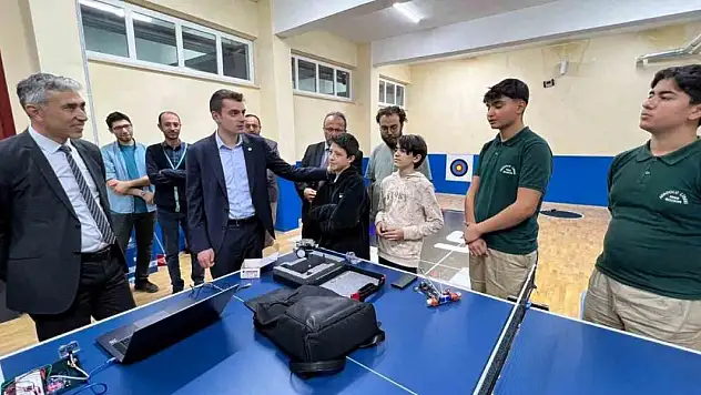 Bozkır'da yarışmaya katılacak robotlar hazır