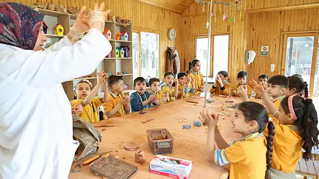 Bu okulda duvar yok, doğa var! Karatay Tabiat Mektebi kapılarını açtı